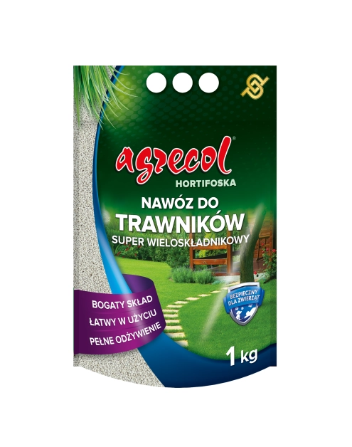 Zdjęcie: Nazwóz do trawników super wieloskładnikowy Hortifoska 1 kg AGRECOL