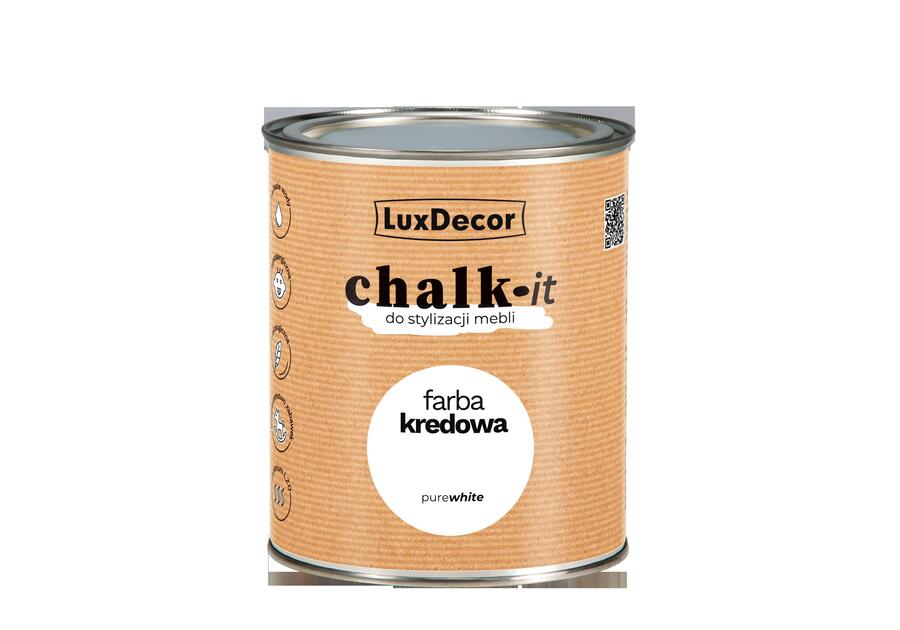 Zdjęcie: Farba kredowa Chalk-it Pure White 0,75 L LUXDECOR