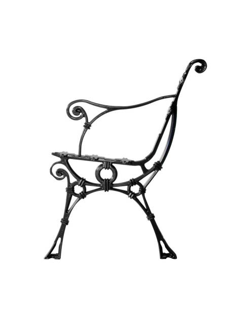 Zdjęcie: Noga aluminiowa do ławki Retro z podłokietnikiem METRO