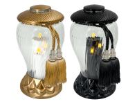 Zdjęcie: Znicz Sapporo z wkładem LED 34 cm SANTA MAROZZA