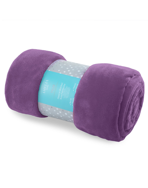 Zdjęcie: Koc Tyler violet 220x240 cm AMELIA HOME