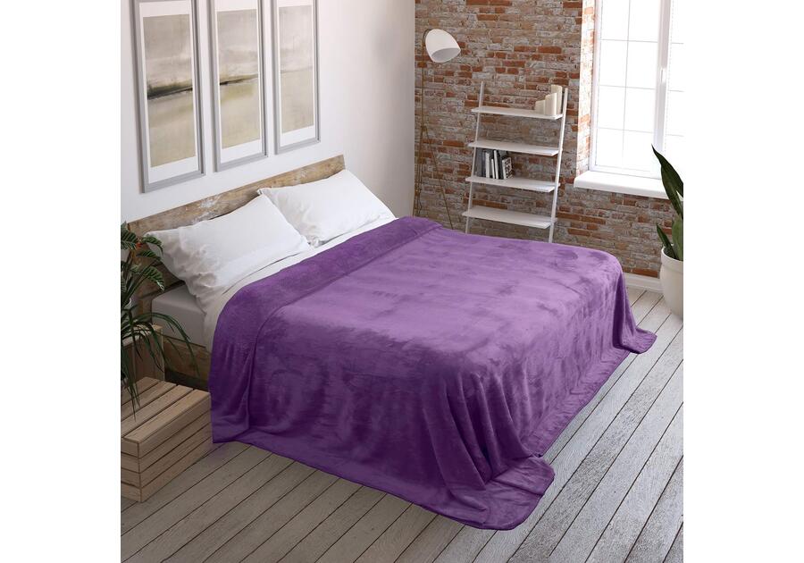 Zdjęcie: Koc Tyler violet 220x240 cm AMELIA HOME