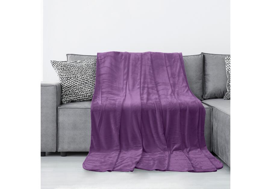 Zdjęcie: Koc Tyler violet 220x240 cm AMELIA HOME