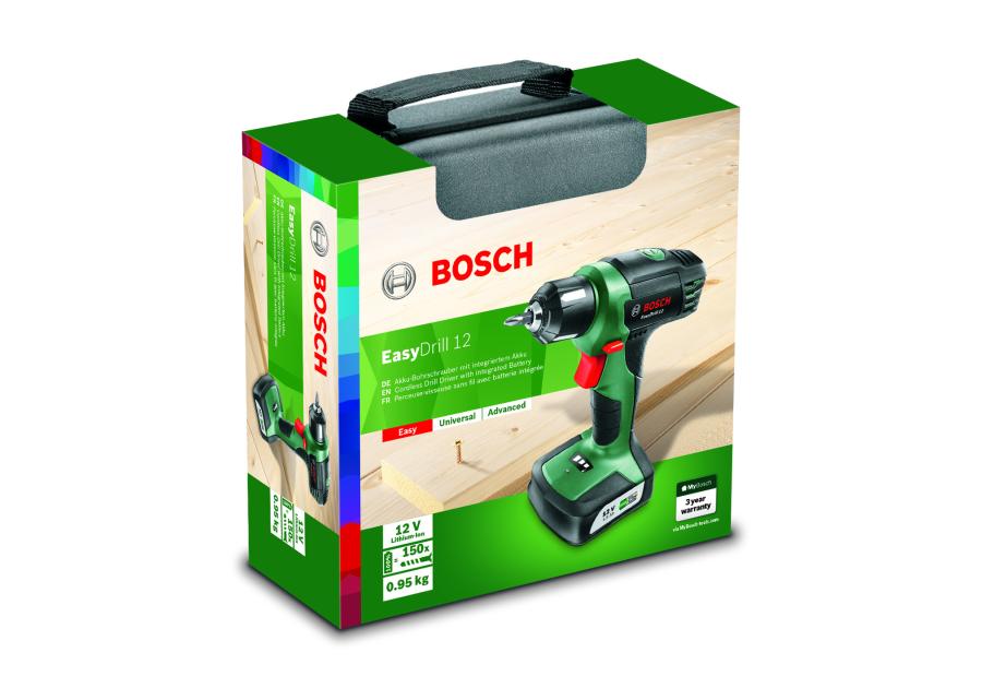 Zdjęcie: Wiertarko-wkrętrarka akumulatorowa 12 V EasyDrill BOSCH