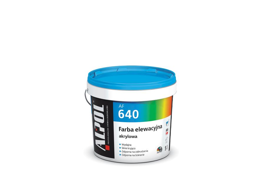 Zdjęcie: Farba elewacyjna akrylowa baza B7 5 L AF640 ALPOL