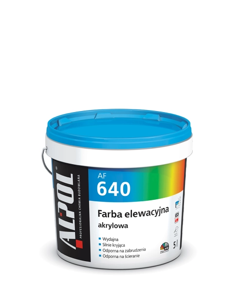 Zdjęcie: Farba elewacyjna akrylowa baza B7 5 L AF640 ALPOL