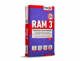 Szpachla wyrównawcza i renowacyjna 3-60 mm RAM 3 25 kg SOPRO