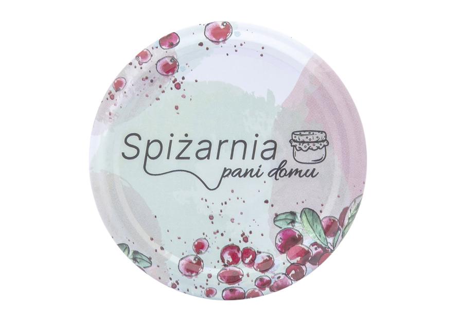 Zdjęcie: Komplet 10 zakrętek z napisem Spiżarnia Pani Domu fi 82 6-zaczepowych ALTOM DESIGN