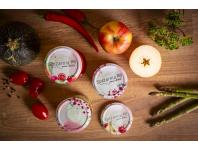 Zdjęcie: Komplet 10 zakrętek z napisem Spiżarnia Pani Domu fi 82 6-zaczepowych ALTOM DESIGN