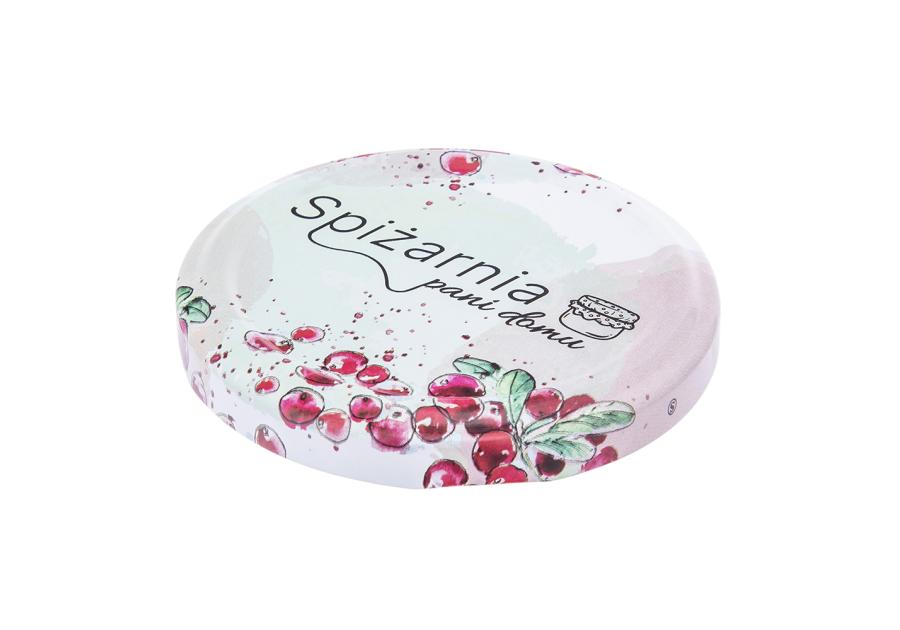 Zdjęcie: Komplet 10 zakrętek z napisem Spiżarnia Pani Domu fi 82 6-zaczepowych ALTOM DESIGN