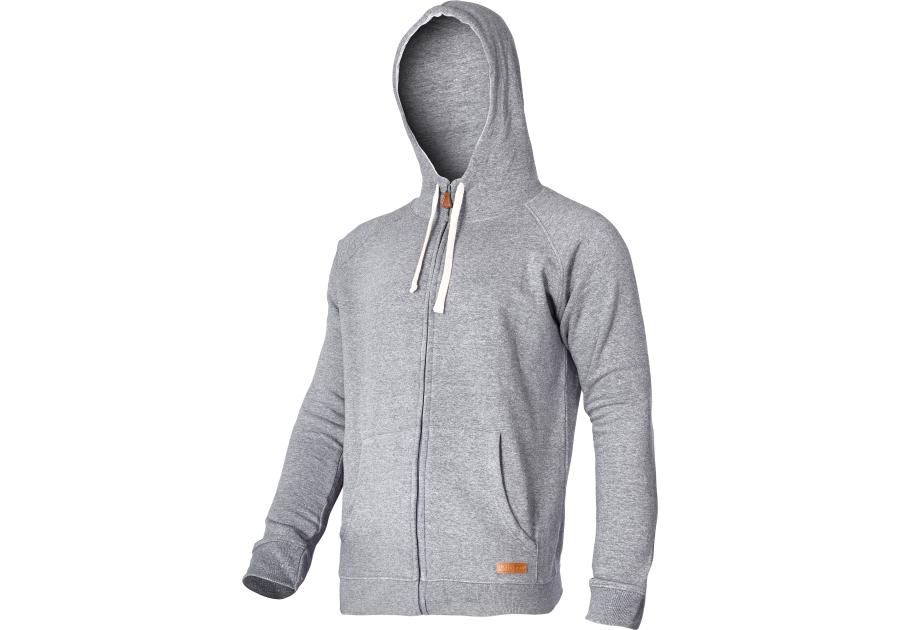 Zdjęcie: Bluza z kapturem i suwakiem szara, 3XL, CE, LAHTI PRO