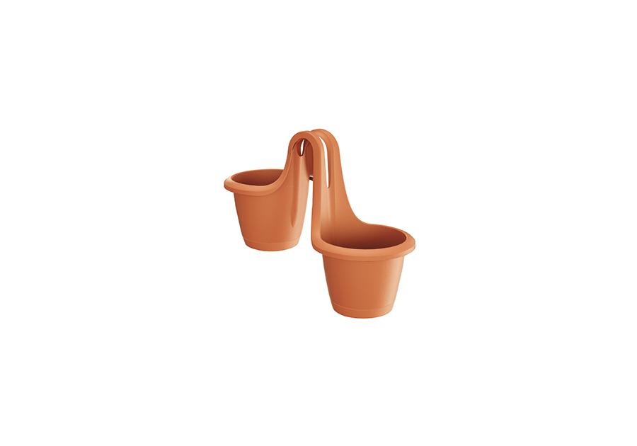 Zdjęcie: Doniczka Respana Twins terakota 463x200x336 mm PROSPERPLAST