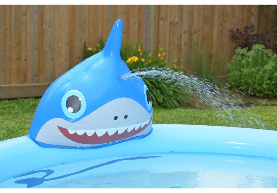 Zdjęcie: Basen dziecięcy z natryskiem Rekin 3D 190x47 cm SUN CLUB