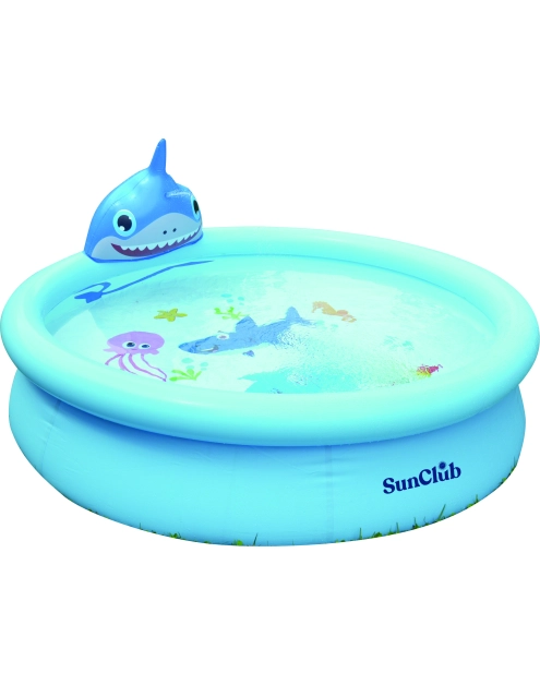 Zdjęcie: Basen dziecięcy z natryskiem Rekin 3D 190x47 cm SUN CLUB