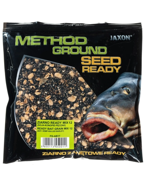 Zdjęcie: Ziarno method ground ready mix 12 soja, konopie, pęczak 0,5 kg JAXON