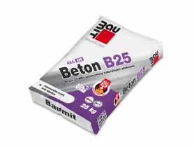 Beton C20/25 wzmocniony naturalnymi włóknami All In Beton B25 -30 kg BAUMIT