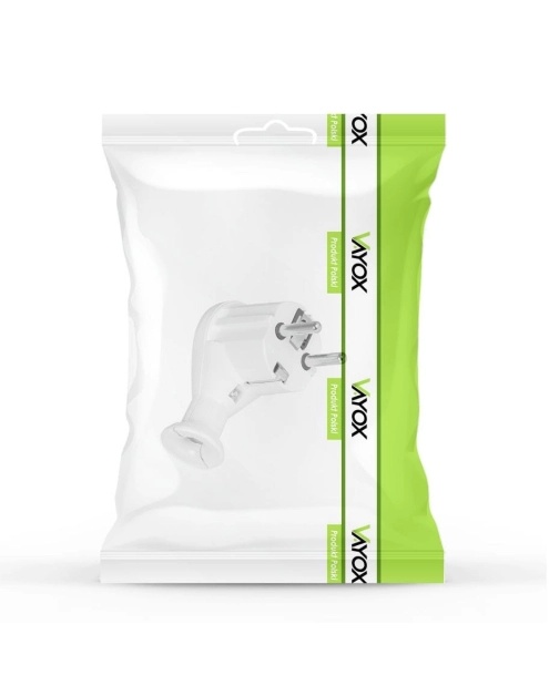 Zdjęcie: Wtyczka kątowa rozbieralna Uni-Schucko, 2p+Z Schuko 16A, 250V WT-50 biały VAYOX