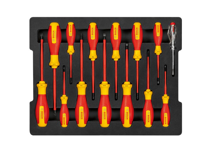 Zdjęcie: Zestaw wkrętaków VDE mieszany 14-częściowy Professional BOSCH