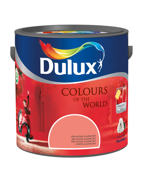 Zdjęcie: Farba do wnętrz Kolory Świata 2,5 L pikantne gazpacho DULUX