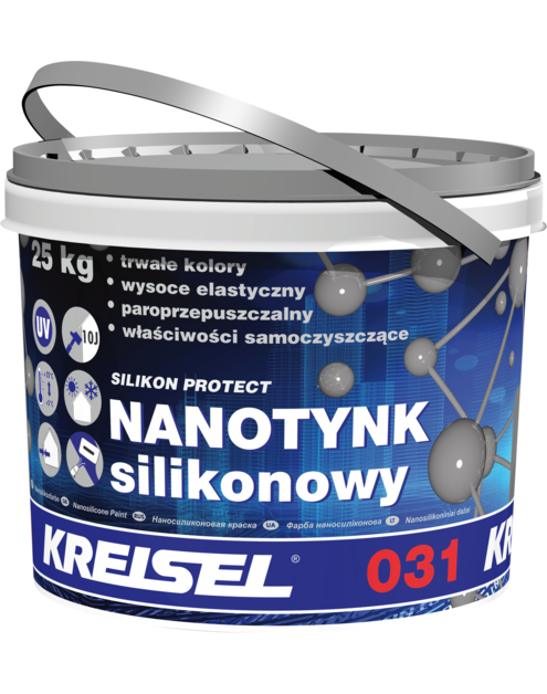 Zdjęcie: Tynk silikonowy Nanotynk 031 biały baranek 25 kg KREISEL
