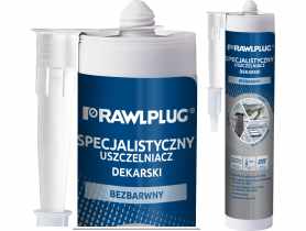 Uszczelniacz dekarski specjalistyczny żywiczny R-SL-DEK-SPEC bezbarwny 300 ml RAWLPLUG
