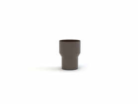 Redukcja rury spustowej 63/90 mm ciemny brąz GAMRAT