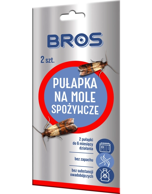 Zdjęcie: Pułapka na mole spożywcze - 2 szt. BROS