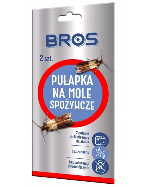 Zdjęcie: Pułapka na mole spożywcze - 2 szt. BROS