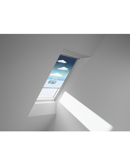 Zdjęcie: Roleta zaciemniająca manualna DKL MK06 4658S Disney VELUX