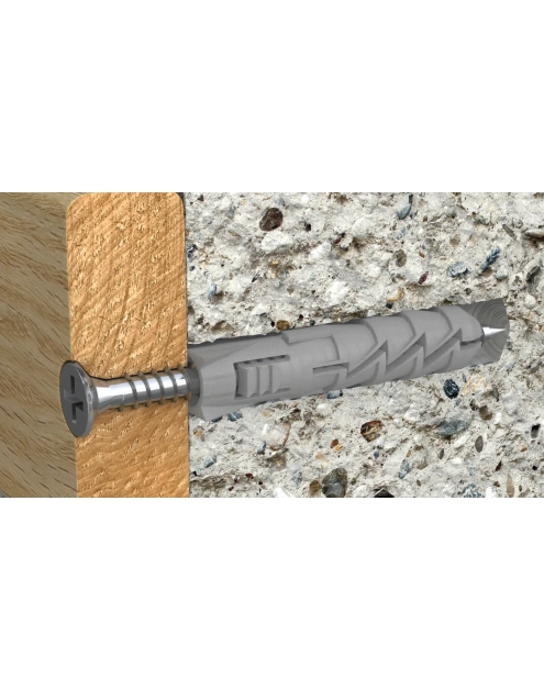 Zdjęcie: Kołek rozporowy FIX 6x30 mm z wkrętem 3,5x30 mm 80 szt. KOELNER