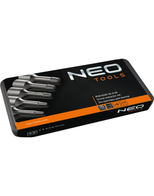 Zdjęcie: Wykrętaki do śrub, zestaw 6 sztuk NEO