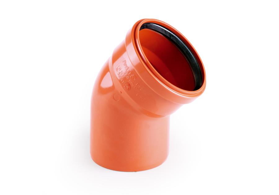 Zdjęcie: Kolano kanalizacyjne KZ PVC 200 30 stopni PIPELIFE