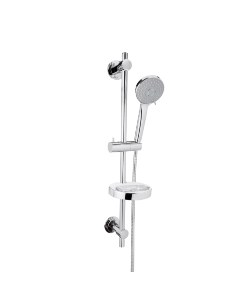 Zdjęcie: Zestaw natryskowy z przyssawkami Milos, Chrom Invena