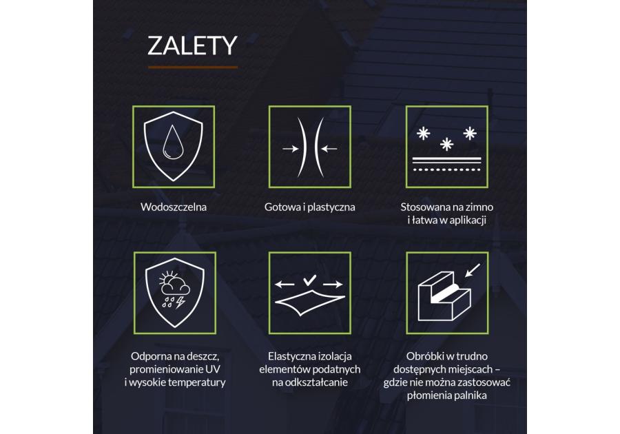 Zdjęcie: Żywica poliuretanowo-bitumiczna czarny Aqua Protect 5 kg TYTAN PROFESSIONAL