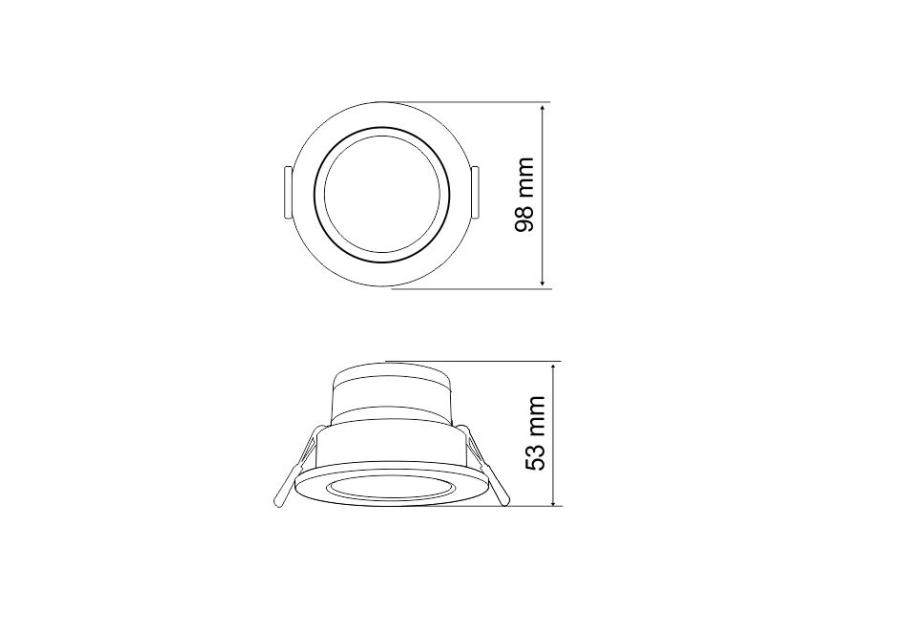 Zdjęcie: Oprawa LED Venus srebrna polysk POLUX