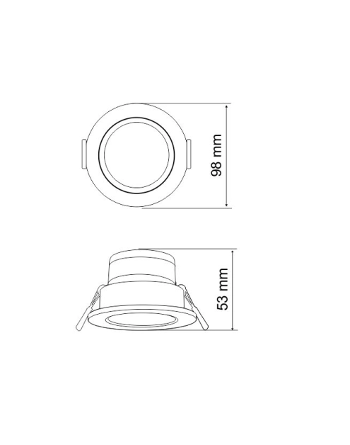 Zdjęcie: Oprawa LED Venus srebrna polysk POLUX
