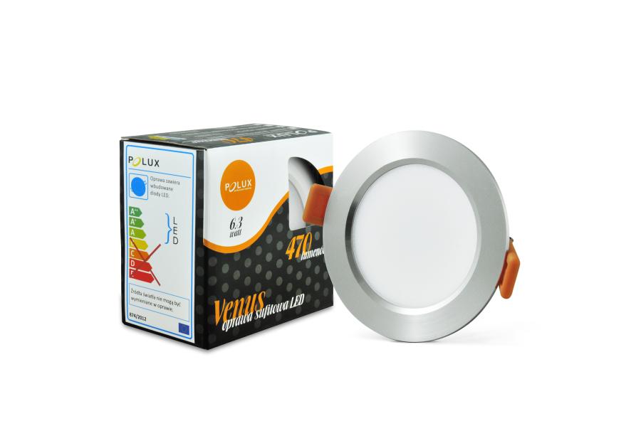 Zdjęcie: Oprawa LED Venus srebrna polysk POLUX