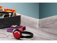 Zdjęcie: Listwa przypodłogowa Hi Line Cezar 2,5 m biały mat do malowania CEZAR