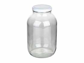 Słoik 4000 ml + zakrętka fi 100 6-zaczepowa SEZON