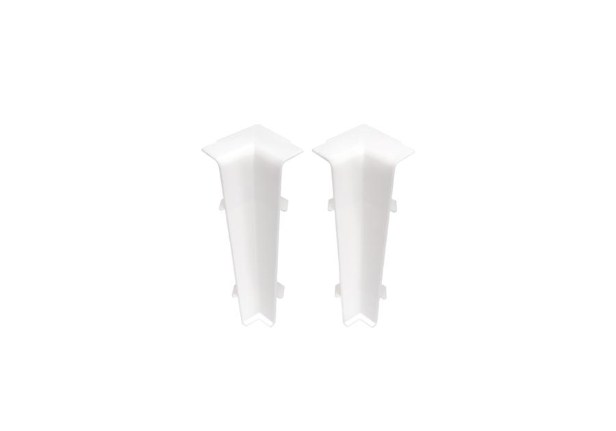 Zdjęcie: Zakończenia do listwy przypodłogowej Hi Line narożnik wewn. 2 szt. Biały RAL 9003 Połysk CEZAR