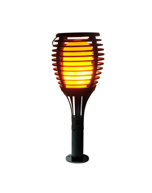 Zdjęcie: Lampa solarna Flame multi plastik czarna POLUX