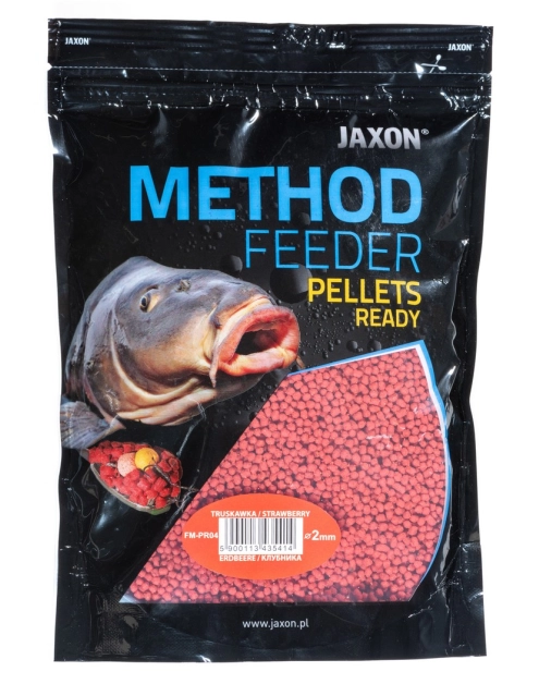 Zdjęcie: Pellets method feeder ready 2 mm truskawka 500 g JAXON