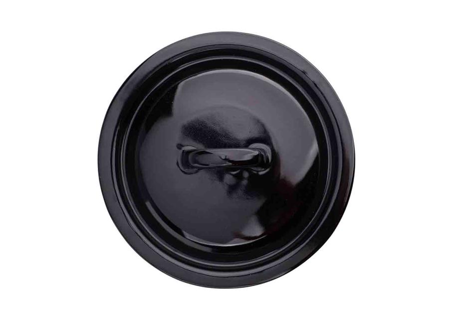 Zdjęcie: Pokrywa emaliowana 24 cm czarna ALTOMDESIGN