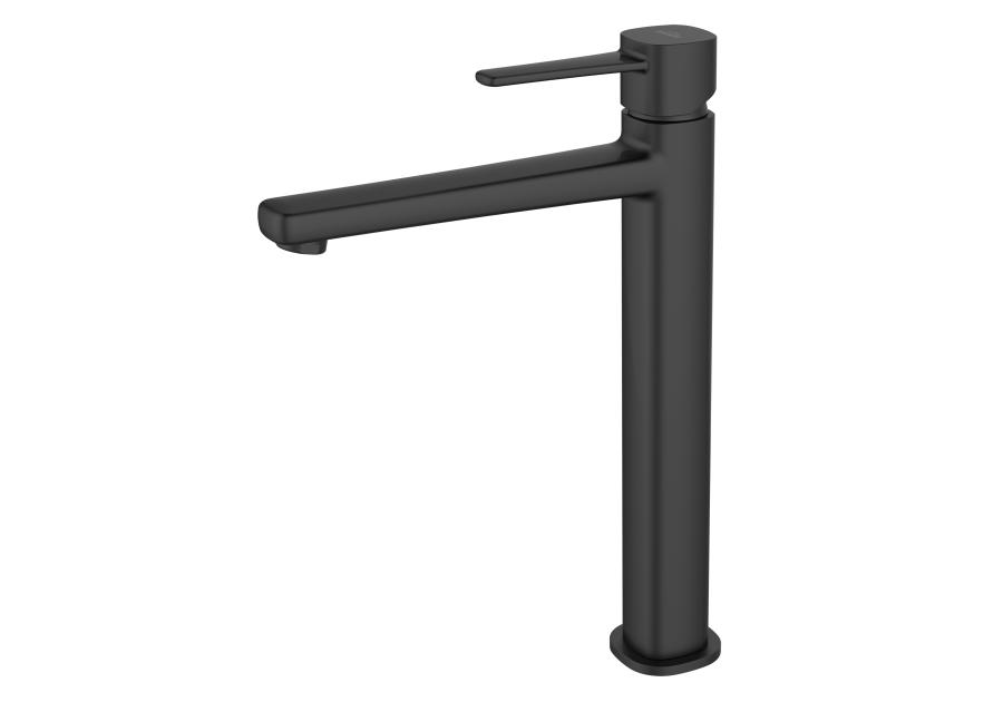 Zdjęcie: Wysoka bateria umywalkowa Glamour czarna INVENA