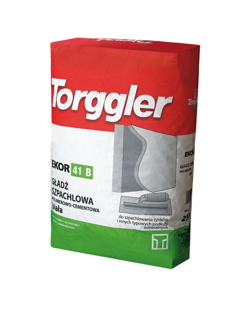 Zdjęcie: Zaprawa szpachlowa Ekor 41 - 25 kg biała cementowa TORGGLER