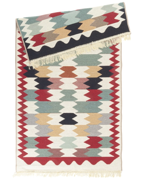 Zdjęcie: Dywan Kilim Gold 80x150 cm geometria MULTI-DECOR