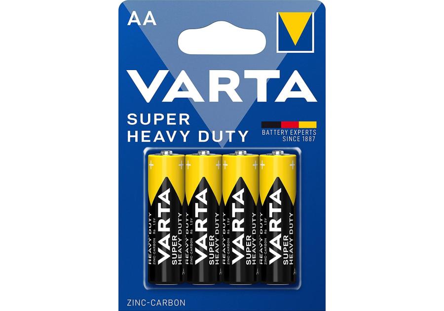 Zdjęcie: Baterie Superlife R06/AA 4 sztuki VARTA