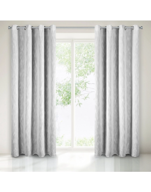 Zdjęcie: Zasłona gotowa Ezra 140x250 cm szary EUROFIRANY