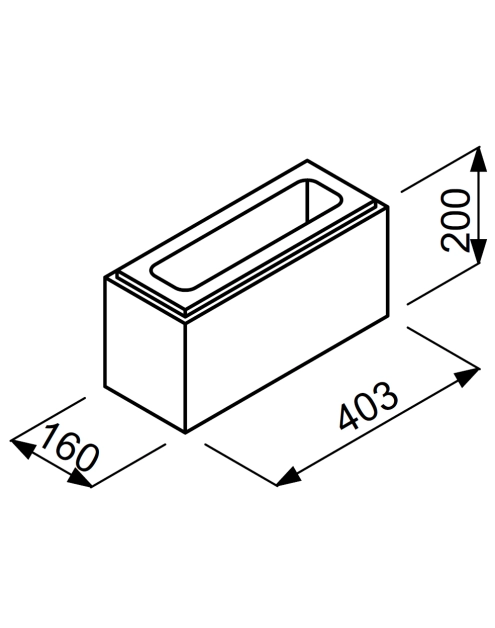 Zdjęcie: Bloczek ogrodzenia Piro BP16 cyrkon JONIEC