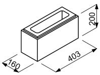 Zdjęcie: Bloczek ogrodzenia Piro BP16 cyrkon JONIEC